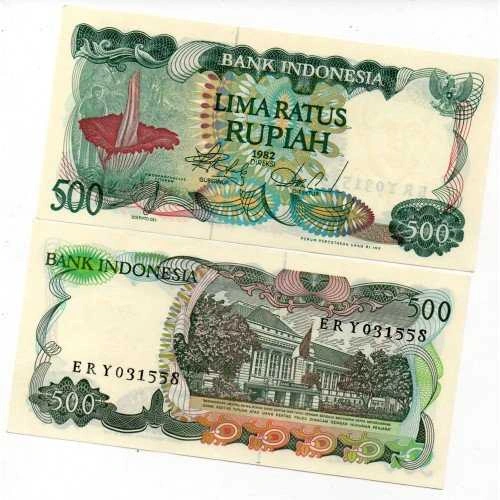 Money Changer Bali Old Rupiah Five Hundred PAM Money Changer