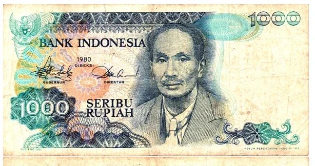 Money Changer Kuta Old Rupiah One Thousand PAM Money Changer
