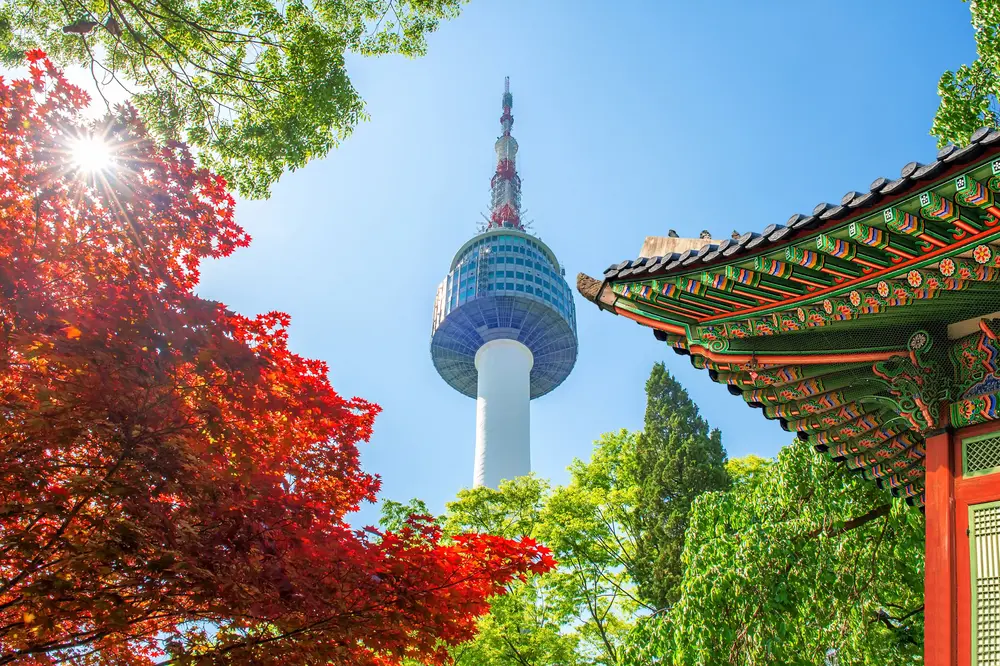 Places to Visit in Korea Seoul Tower with Gyeongbokgung Money Changer Kuta Money Exchange Kuta PAM Money Changer Money Changer Bali