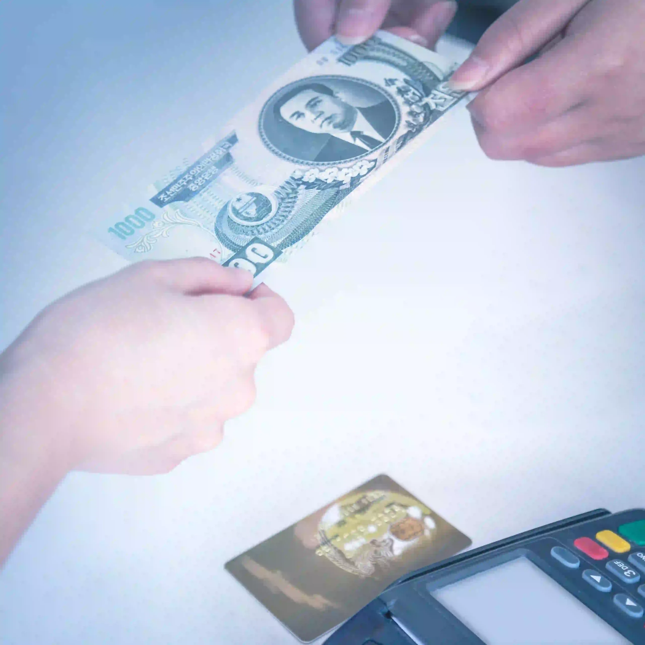 High Tech Banknotes Cash Credit Money Changer Kuta Money Exchange Kuta Money Changer Bali PAM Money Changer